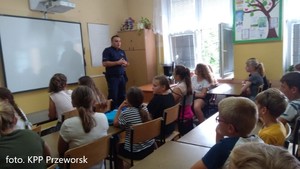 Spotkanie z dziećmi w Szkole nr 2 w Przeworsku