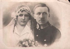 Stanisław Gądek z żoną Marią z rodu Sajów