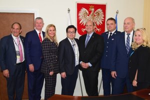 Wizyta amerykańskiej delegacji w Komendzie Wojewódzkiej Policji w Rzeszowie