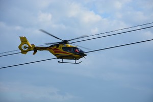 Helikopter Lotniczego Pogotowania Ratunkowego.