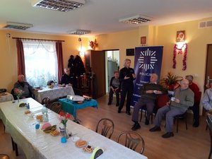 Debata społeczna z seniorami z Polskiego Związku Emerytów i Rencistów Koło w Czudcu