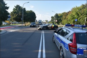 Wypadek drogowy w Tarnobrzegu ul. Sikorskiego