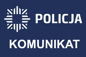 policja napis, logo, komunikat