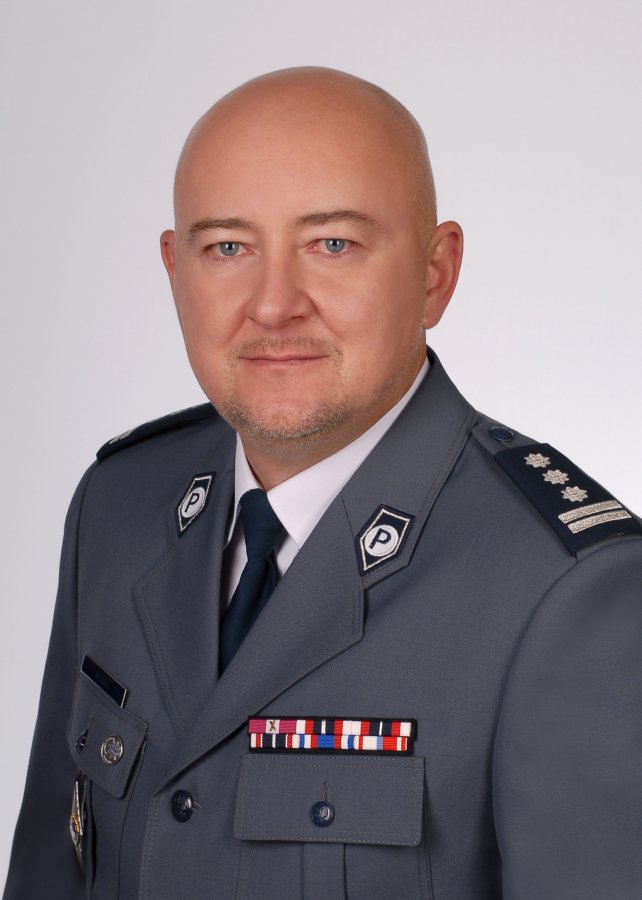 Komendant Powiatowy Policji w Ropczycach insp. Wojciech Rak