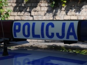 Belka policyjnego radiowozu