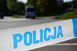 Taśma z napisem POLICJA