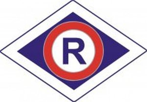 Emblemat Policji -romb Służba Ruchu Drogowego