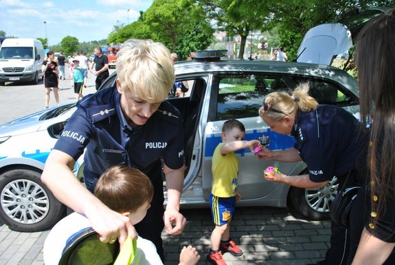 Policjantki na pikniku