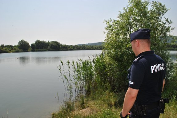 Policjant patrolujący