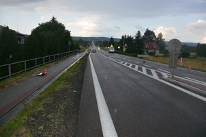 Droga krajowa numer 19, miejsce w którym doszło do wypadku.