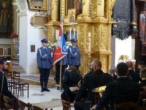 Obchody Święta Policji w Bazylice Kolegiackiej w Krośnie.