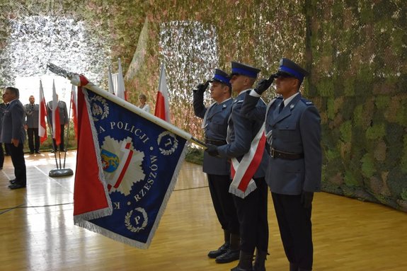 Uroczystości Święta Policji rzeszowskiej komendy.