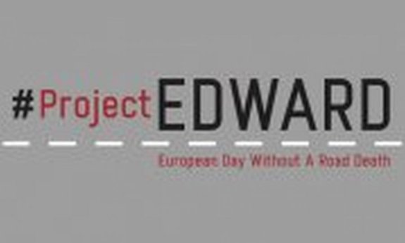 Napis : Project EDWARD, European Day Without A Road Death
