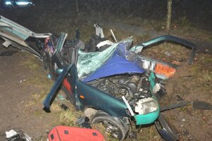 Miejsce wypadku w Sobiecinie