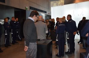 Konferencja dla policjantów w Muzeum Polaków Ratujących Żydów podczas II wojny światowej im. Rodziny Ulmów w Markowej