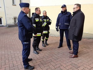 Ćwiczenia ewakuacyjne w Urzędzie Miasta Krosna.