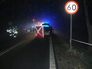 Miejsce tragicznego wypadku w Gorzycach