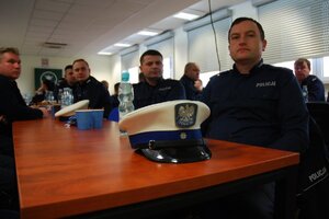 Policjanci podczas szkolenia