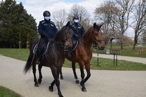 Policyjne patrole na rzeszowskich Bulwarach