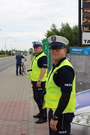 Policjanci ruchu drogowego KMP w Tarnobrzegu