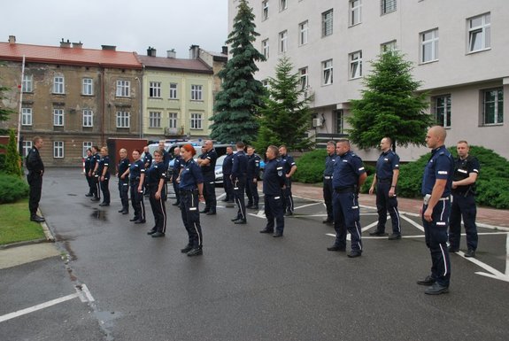 Przemyscy policjanci „pompowali” dla chorych dzieci