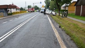 Droga krajowa nr 28 w Moderówce, miejsce gdzie doszło do wypadku drogowego.