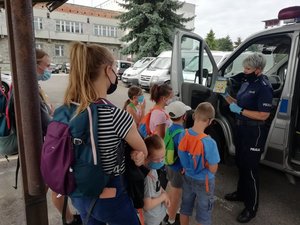 Policjanci na półkoloniach