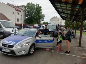 Policjanci na półkoloniach