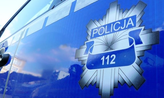 zdjęcie przedstawia logo napisu Policja112