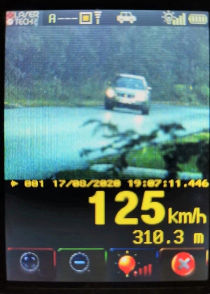 Zapis z fotoradaru przekroczenie prędkości
