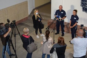 Briefing z dziennikarzami - Bezpieczna droga do szkoły