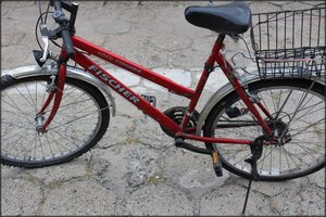 rower marki Fischer koloru czerwonego znaleziony w dniu 25 czerwca br. przy ul. Polnej w Tarnobrzegu.
