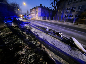 Miejsce zdarzenia drogowego ul. Boh.Getta w Przemyślu