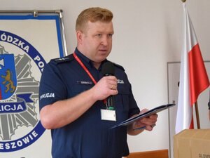 Policjanci podczas szkolenia