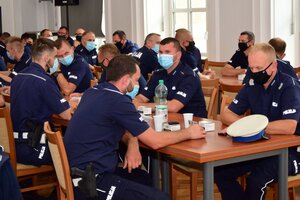 Policjanci podczas szkolenia