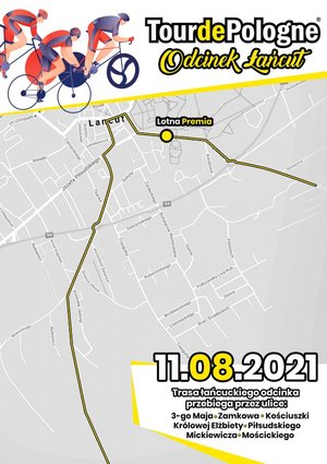 Mapa łańcuckiego odcinka Tour de Pologne