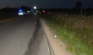 Miejsce tragicznego wypadku w Wietlinie z udziałem motocyklisty