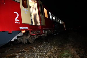 Wypadek kolejowy - osiedle Sobów w Tarnobrzegu