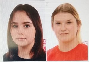 Zdjęcie przedstawia dwie zaginione nastolatki z Przemyśla z lewej strony fotografia przedstawia Sandrę Cichecka a z prawej Alicję Korus