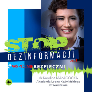 plakat promujący kampanię stop dezinformacji