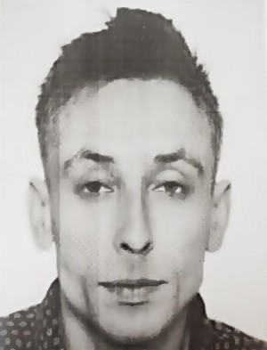 czarno - biała fotografia zaginionego mężczyzny