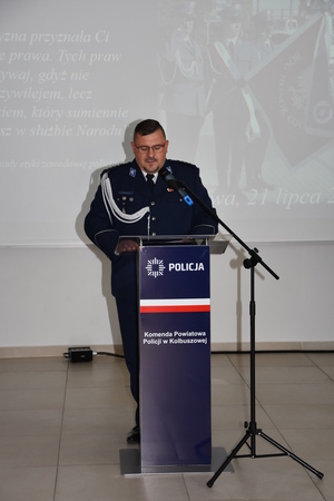 zdjęcia z uroczystości Święta Policji w Kolbuszowej