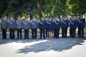 Komendanci miejscy i powiatowi garnizonu podkarpackiego podczas uroczystości.