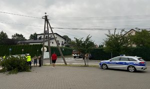Zdjęcia ze zdarzenia drogowego w Zarębkach