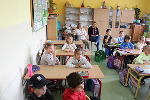 &quot;Bezpieczna droga do szkoły&quot;- spotkania z uczniami szkoły podstawowej nr 8 i 11 w Tarnobrzegu.