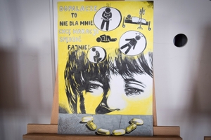 Nagrodzeni w konkursie podczas uroczystego wręczenia nagród.