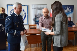 Nagrodzeni w konkursie podczas uroczystego wręczenia nagród.