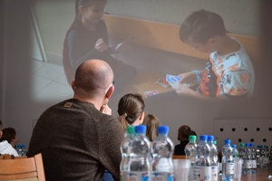 Nagrodzeni w konkursie podczas uroczystego wręczenia nagród.