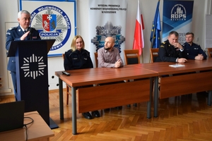 Nagrodzeni w konkursie podczas uroczystego wręczenia nagród.