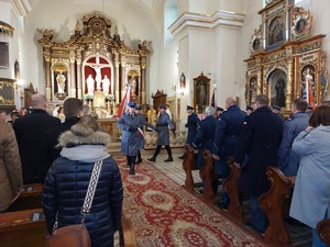 Odsłonięcie pomnika żołnierzy AK w Brzostku